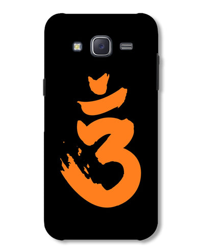Saffron AUM the un-struck sound | Samsung Galaxy J5  Phone Case