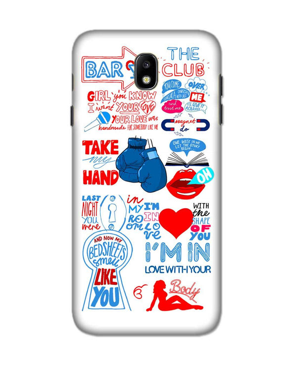 Shape of you - White | Samsung Galaxy J7 Pro Phone Case