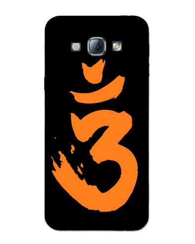 Saffron AUM the un-struck sound | SAMSUNG A8 Phone Case