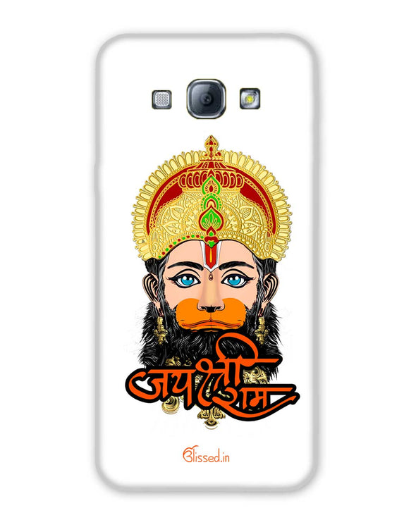 JAI SRI RAM - HANUMAN | SAMSUNG A8 PHONE CASE WHITE