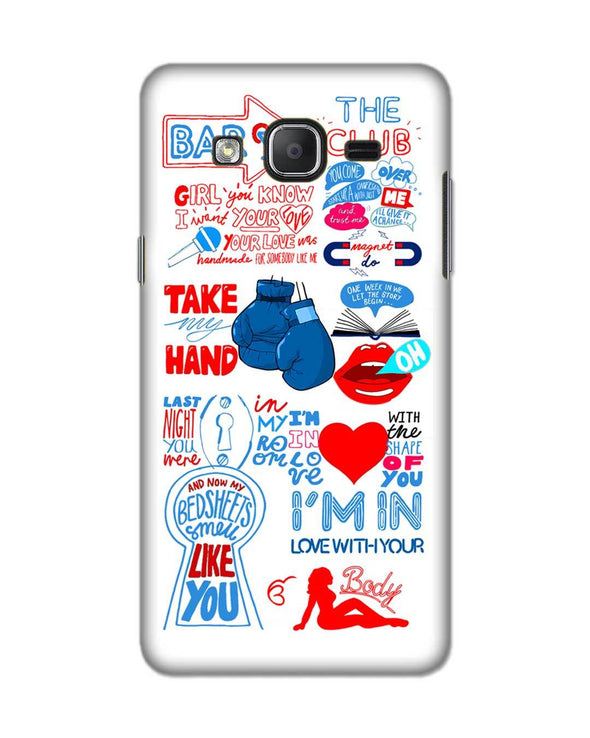 Shape of you - White | SAMSUNG ON 5 phone Case