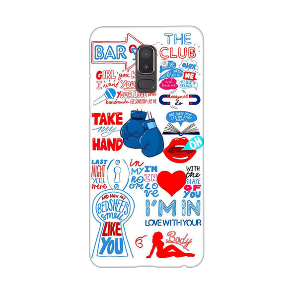 Shape of you - White | Samsung J8 Phone Case