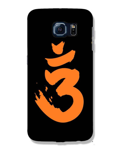 Saffron AUM the un-struck sound | Samsung Galaxy Note S6 Phone Case