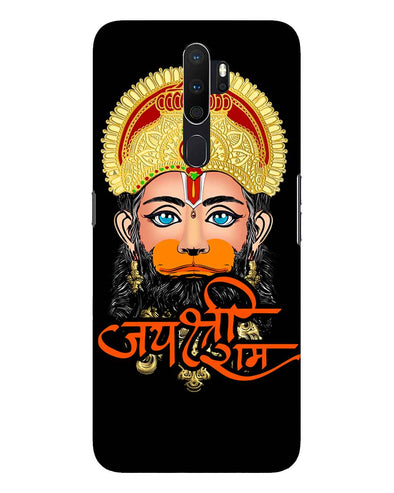 Jai Sri Ram -  Hanuman | oppo a5 Phone Case