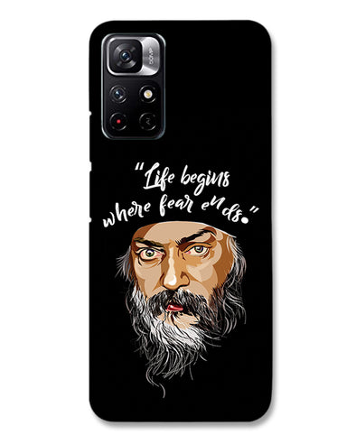 Osho: life and fear |  Redmi Note 11T 5G Phone Case