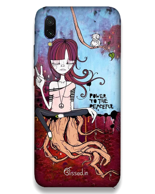 Power to the peaceful | Xiaomi Redmi Note 7 pro  Phone Case