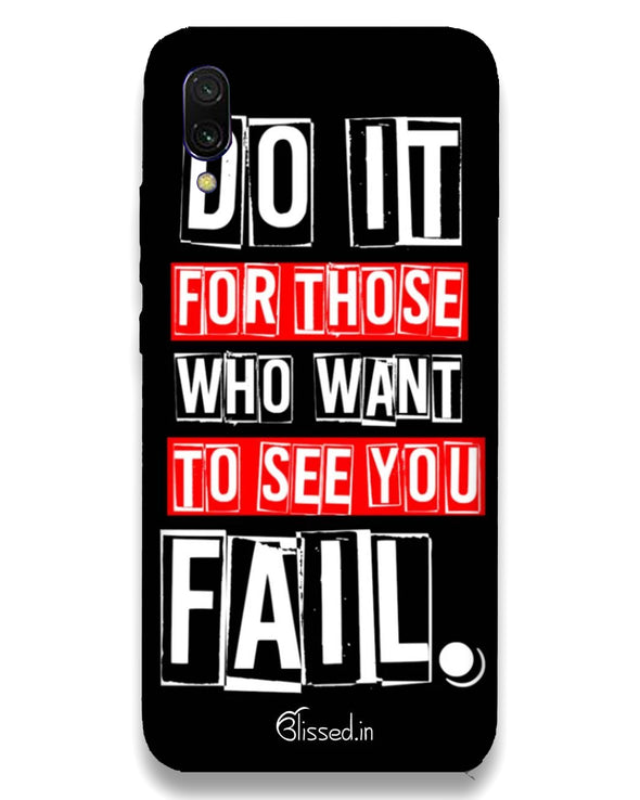 Do It For Those | Xiaomi Redmi Note 7 pro  Phone Case
