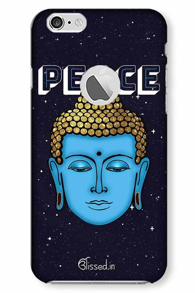 Peace of buddha | iphone 6 logo cut Phone Case