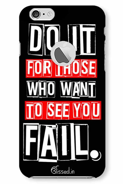 Do It For Those | iphone 6 logo cut Phone Case