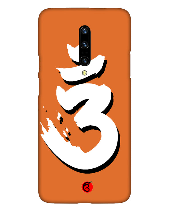 Saffron AUM the un-struck sound White  | OnePlus 7T Pro  Phone Case