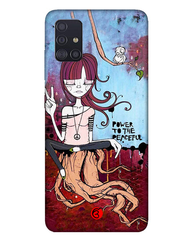Power to the peaceful | Samsung Galaxy M31s Phone Case