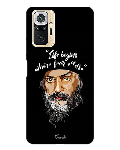 Osho: life and fear |  Redmi Note 10 Pro  Phone Case