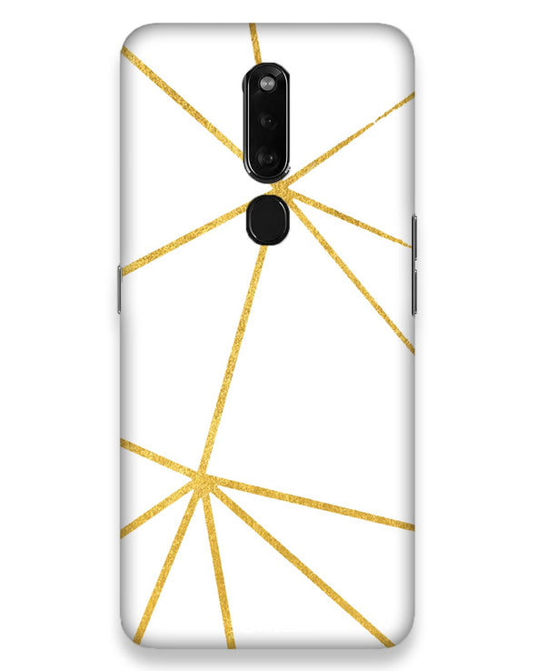 White & Gold | Oppo F11 Pro Phone Case