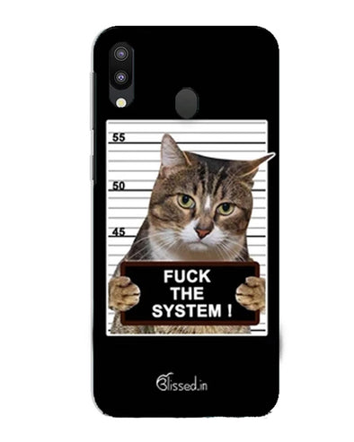 F*CK THE SYSTEM  | Samsung Galaxy M20  Phone Case