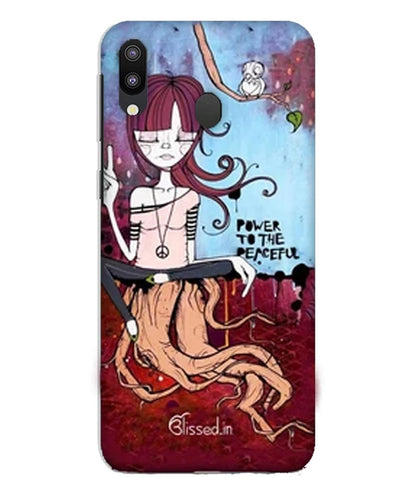 Power to the peaceful | Samsung Galaxy M20  Phone Case
