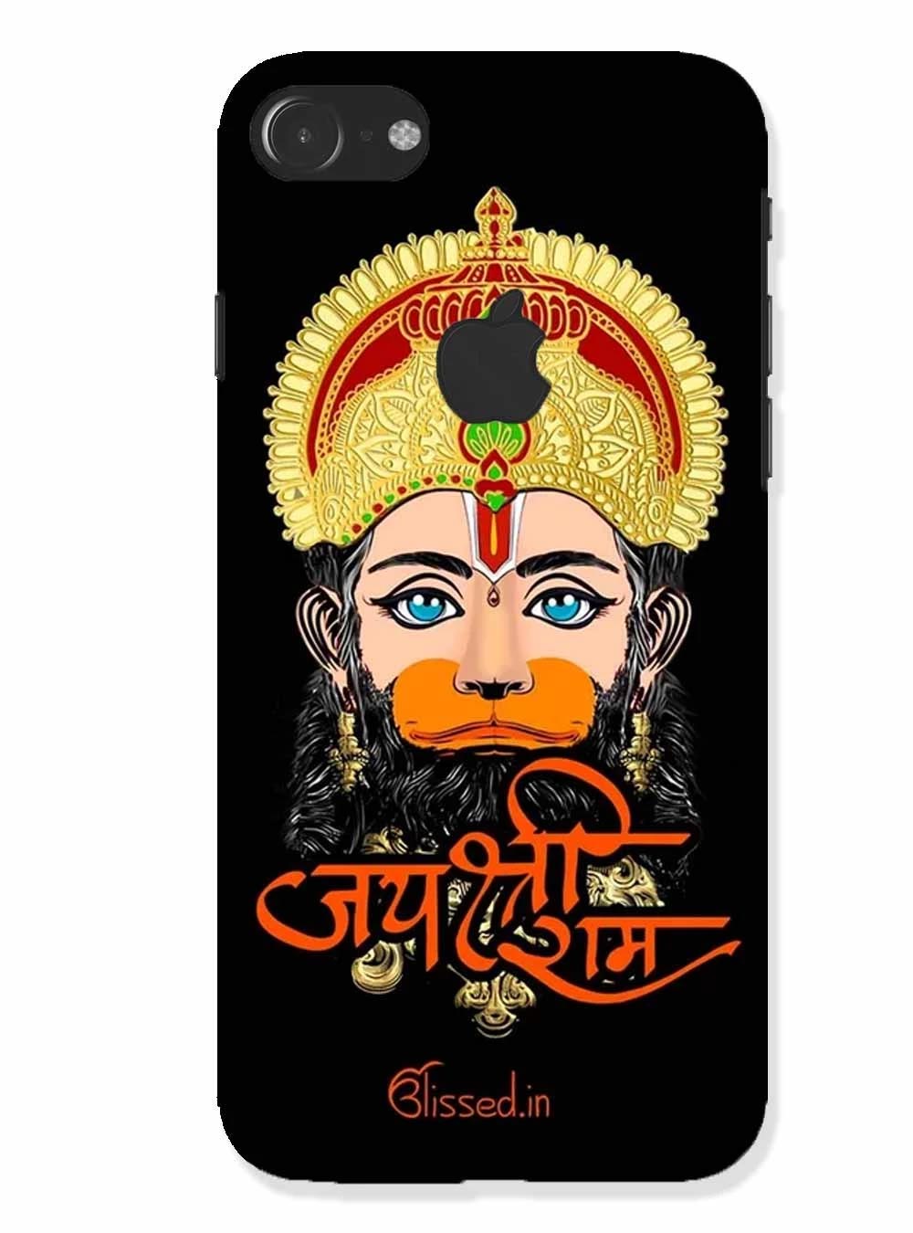 Jai Sri Ram - Hanuman | iphone 7 logo cut Phone Case – Blissed