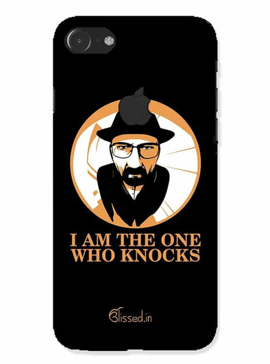 The One Who Knocks | iphone 7 logo cut Phone Case