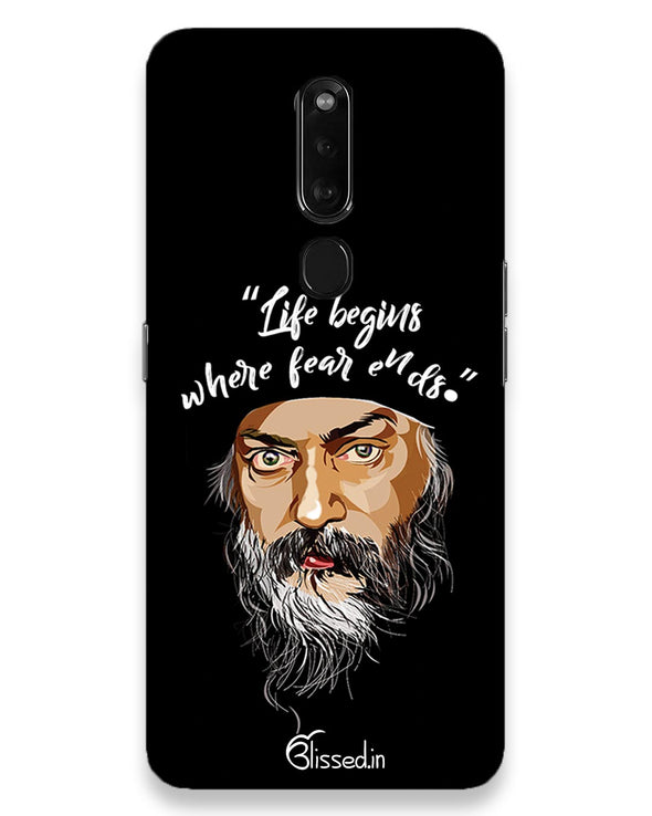 Life begins - OSHO  | Oppo F11 Pro Phone Case