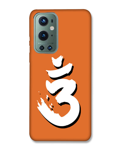 Saffron AUM the un-struck sound White  | OnePlus 9 Pro  Phone Case