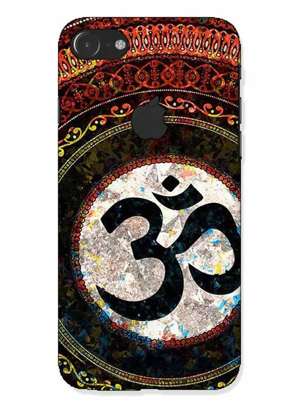 Om Mandala | iphone 7 logo cut Phone Case