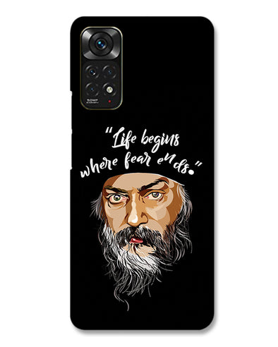 Osho: life and fear |  Redmi Note 11  Phone Case