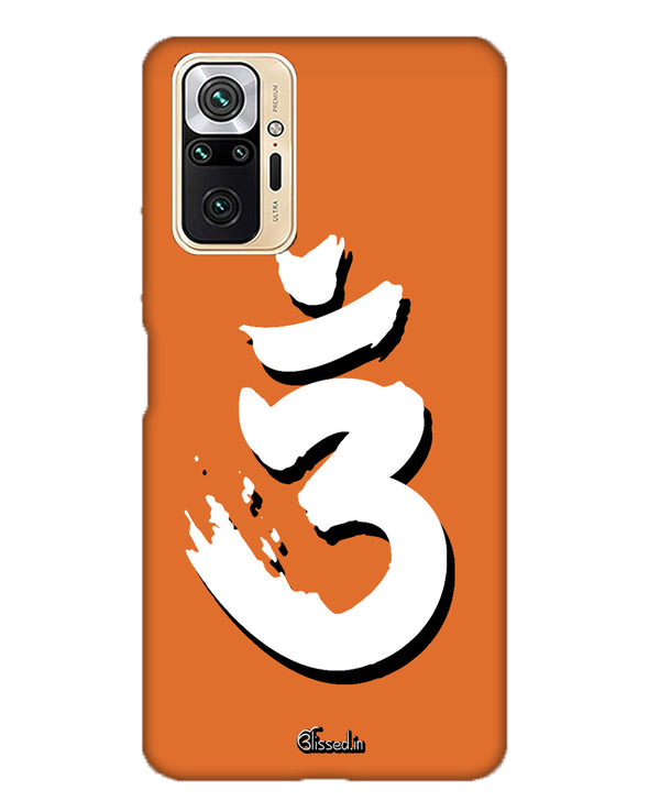 Saffron AUM the un-struck sound White  | REDMI NOTE 10 PRO  Phone Case