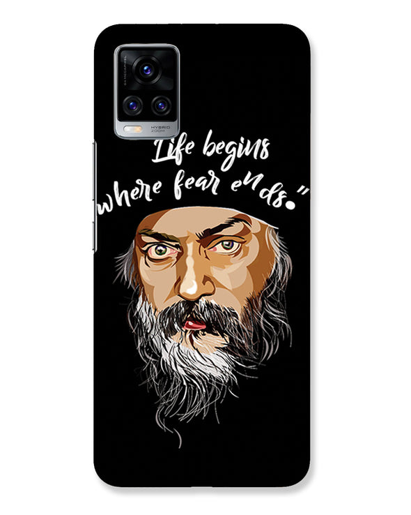 Osho: life and fear | Vivo V20 Pro Phone Case