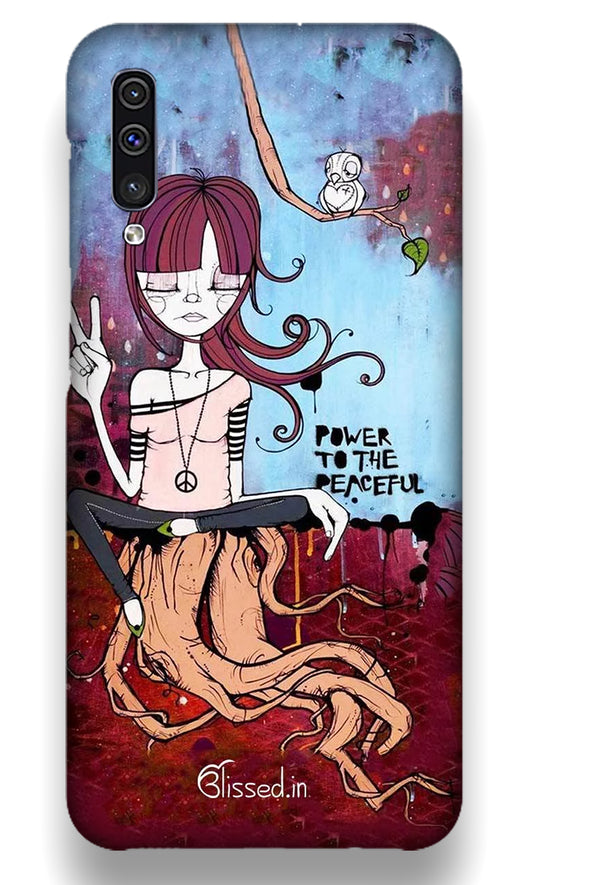 Power to the peaceful | Samsung Galaxy A50  Phone Case